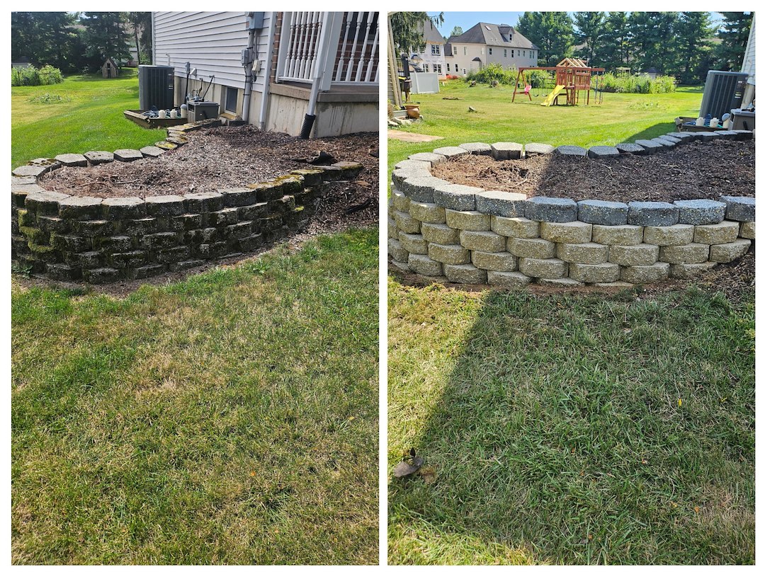 Amazing stone pavers cleaning in Easton PA