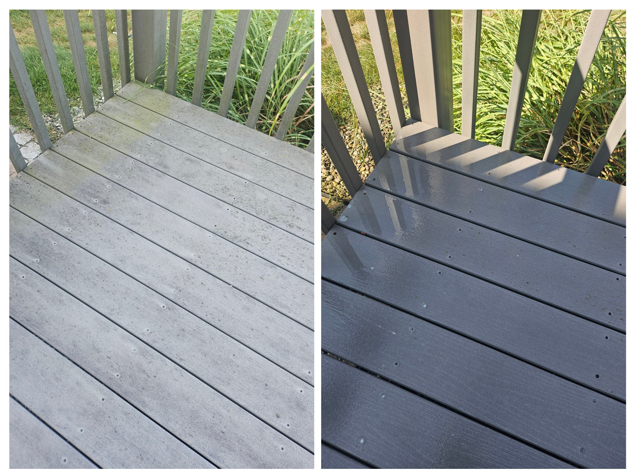 Amazing trex deck cleaning project in Easton PA