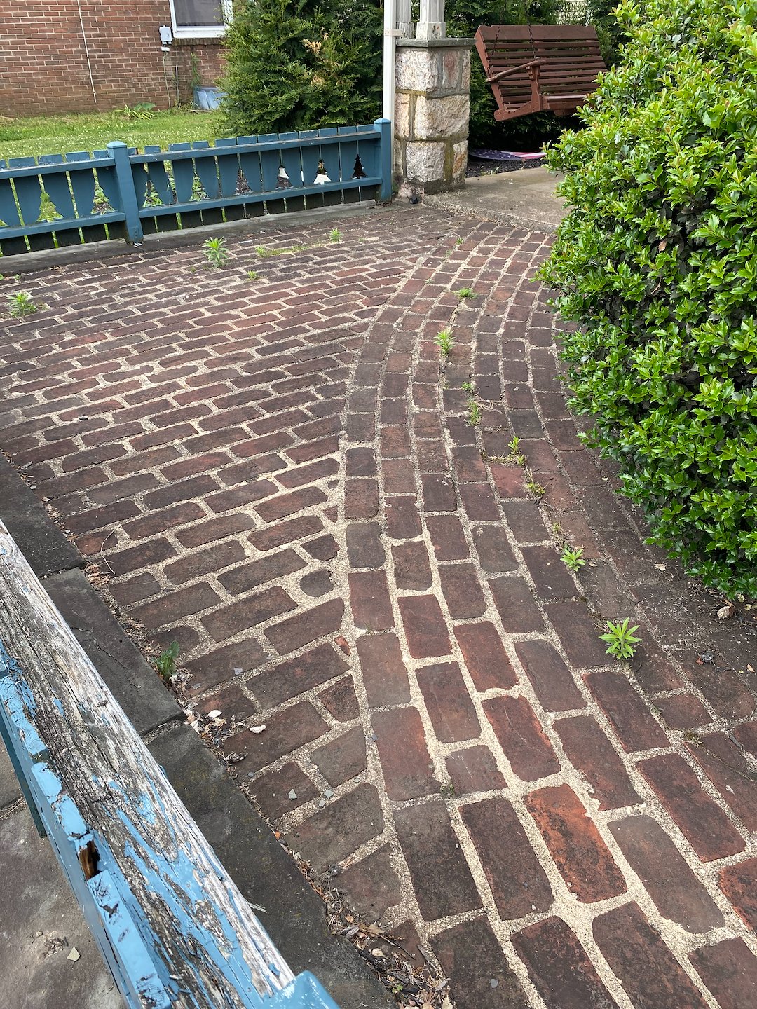 Brick Patio Soft Washing & Restoration in Bethlehem, PA | Water Brothers Pressure Washing