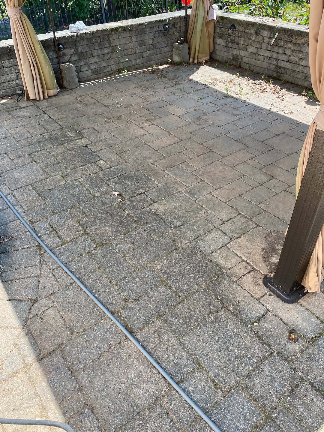 Paver patio cleaning experts in Bethlehem PA (soft washing)