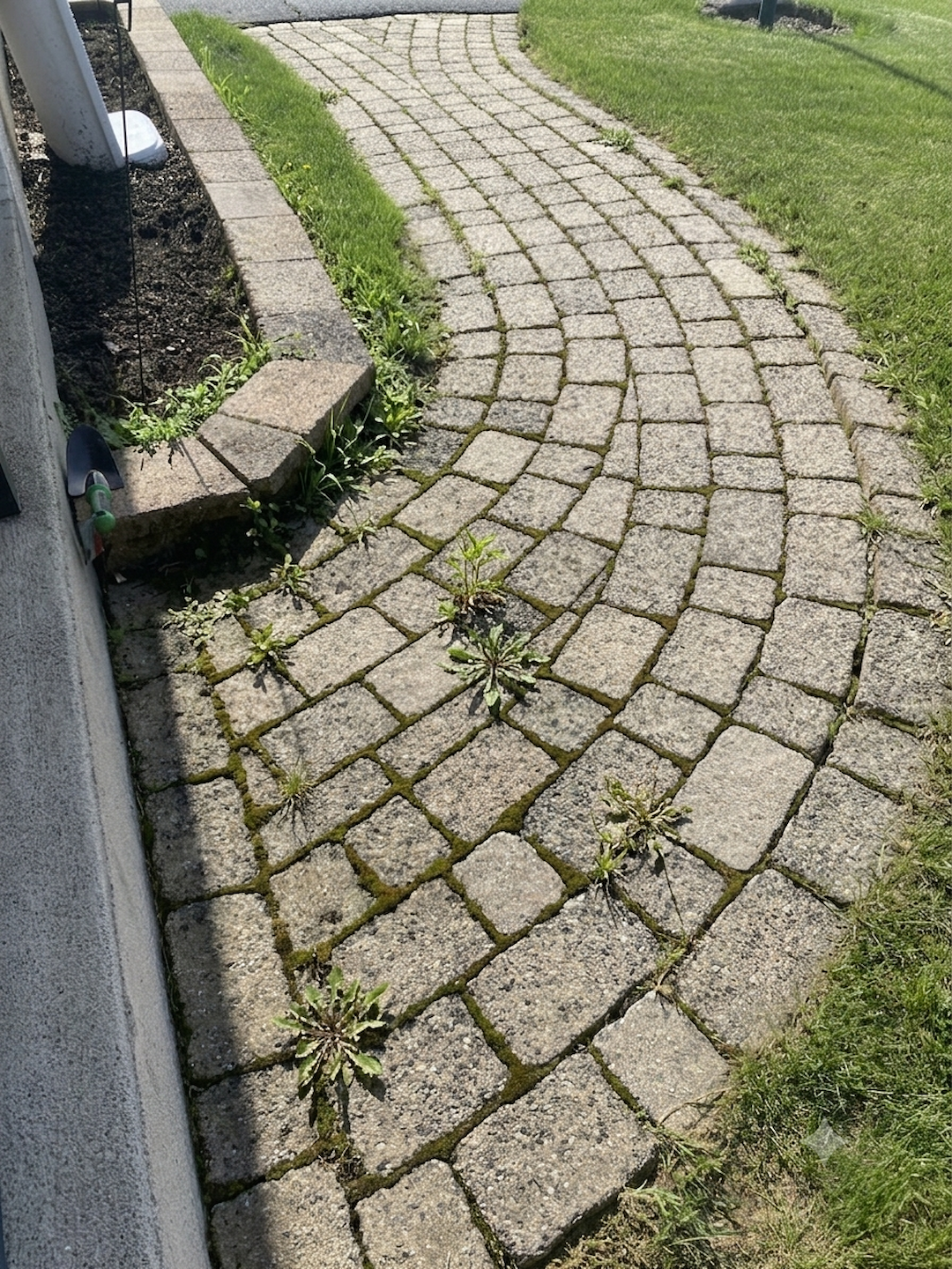 Paver Walkway Cleaning & Polymeric Sand Application in Bethlehem, PA | Water Brothers Pressure Washing