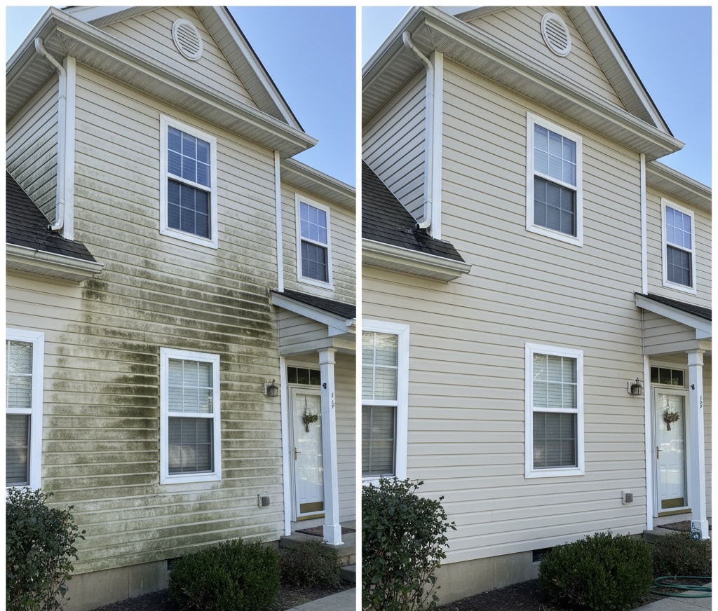 Professional vinyl siding cleaning in Easton PA