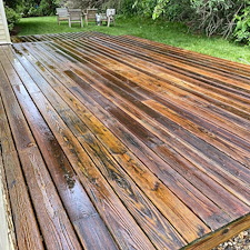 Wooden-deck-cleaning-and-house-washing-project-in-Bethlehem-PA 3
