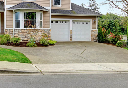 Sidewalk driveway