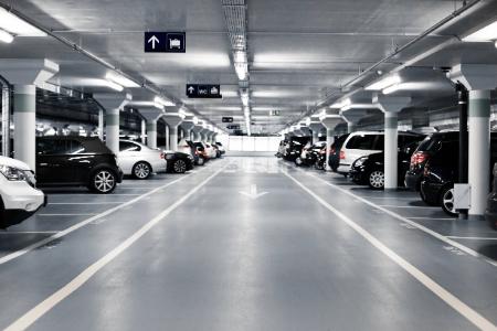 Parking garage washing